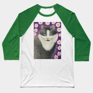 Tuxedo cat Baseball T-Shirt